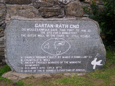 Rath or Fort at Gartan in Co Donegal
