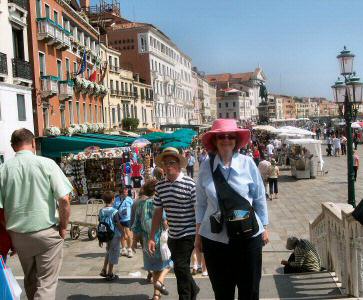 Approaching St Mark's Square Venice 2004 Approaching St Mark's Square Venice 2004