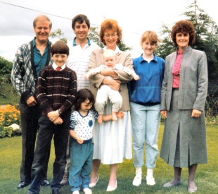 Kilcolman Co Offaly 1986 with the McArdle family